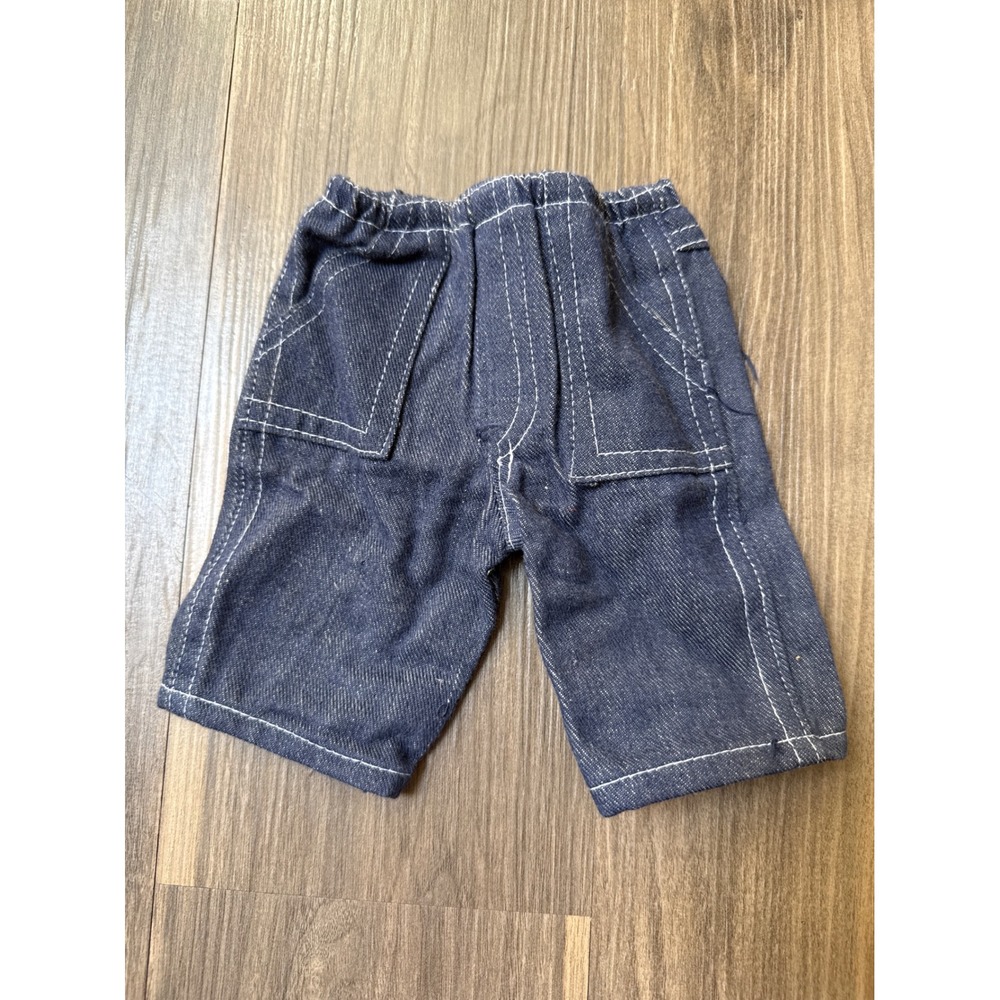 Vtg Cabbage Patch Kids Doll Clothes 1983 Denim Blue Jeans Pants - Picture 3 of 3